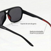 Lentes de Sol Zachary - Black Matte Premium (Polarizados)
